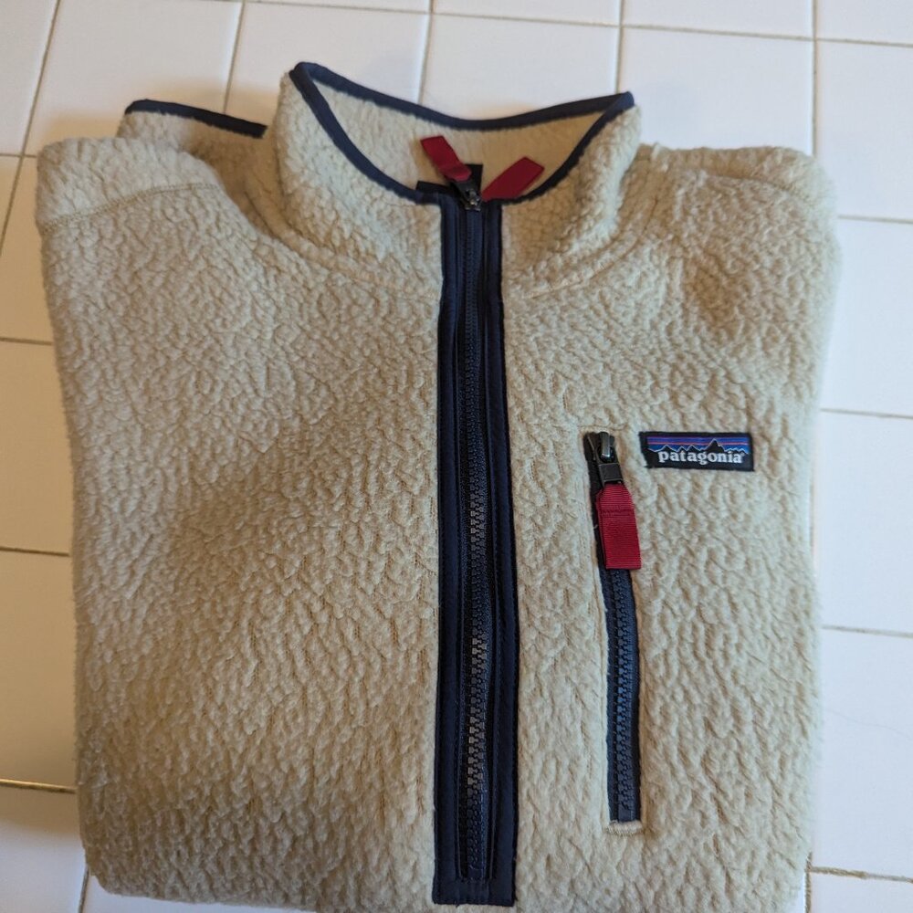 Patagonia Men's Sweater Large  Front Pocket Zip